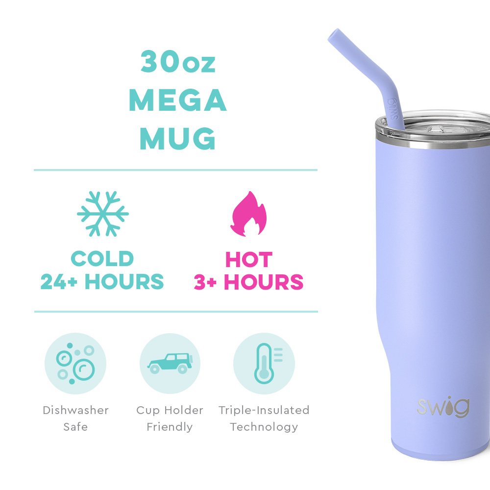 SWIG - Hydrangea Mega Mug (30oz)
