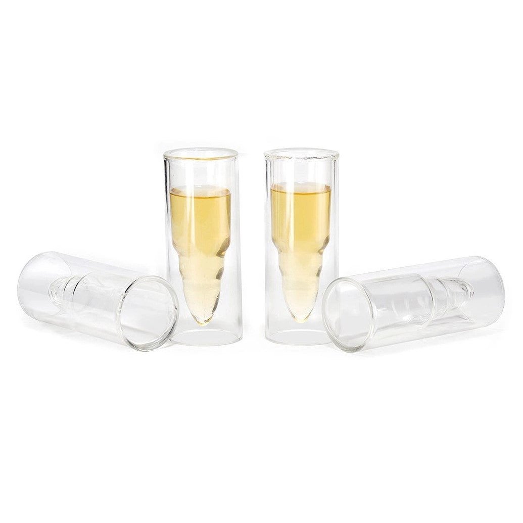 50 Caliber Shot Glass Set - Set of 4