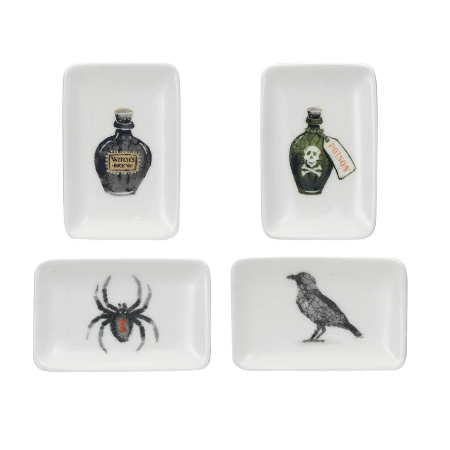 Halloween Stoneware Dish set of 4
