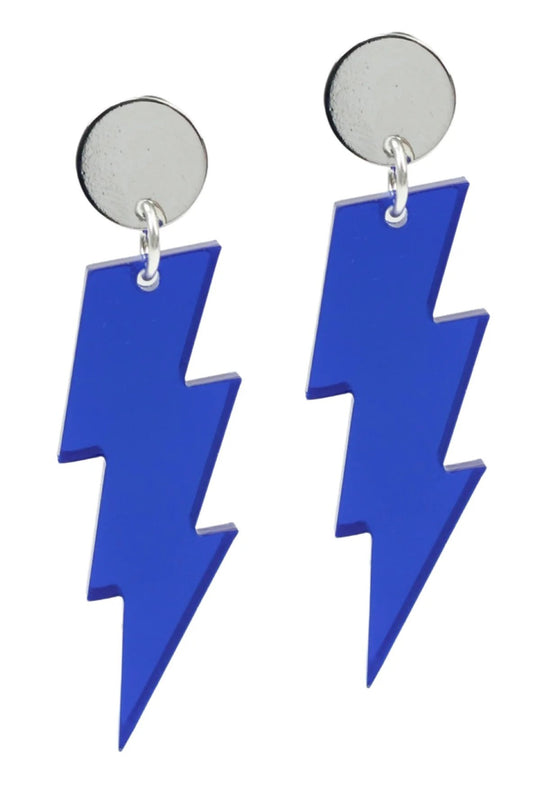 THE BLUE BOLT EARRING