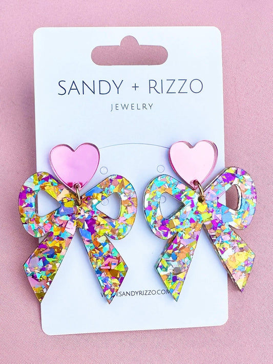 Confetti Bow Earrings