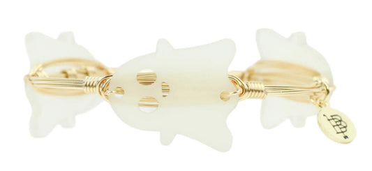 Bourbon & Boweties GLOW IN THE DARK GHOST BANGLE BRACELET