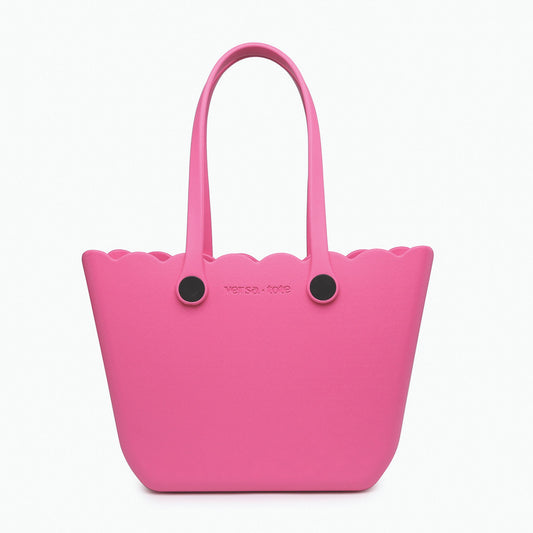Scalloped Versa Tote - Pink