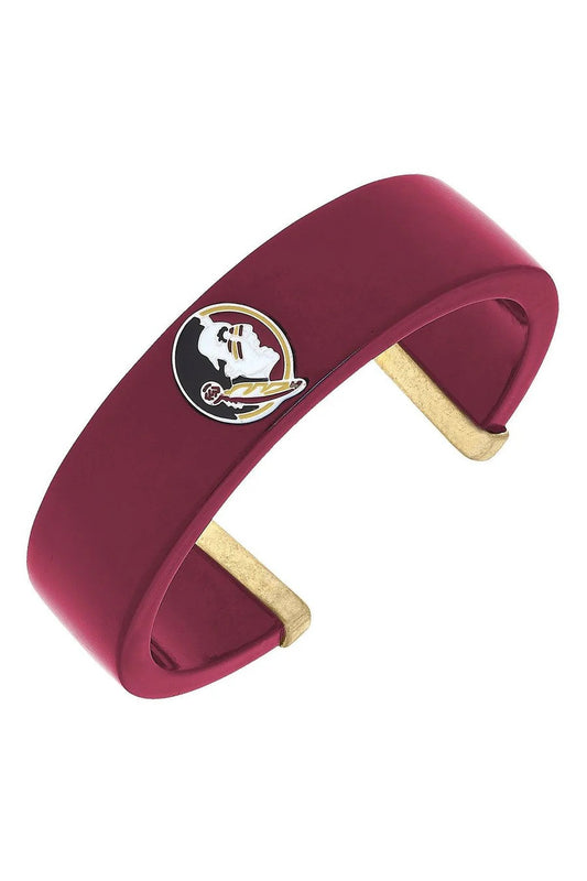 Florida State Seminoles Resin Logo Cuff Bracelet