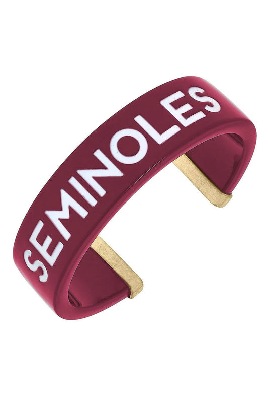 Florida State Seminoles Resin Cuff Bracelet