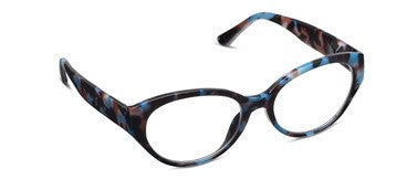 Peepers Reader Glasses - Sloane- Light Blue Bontanico